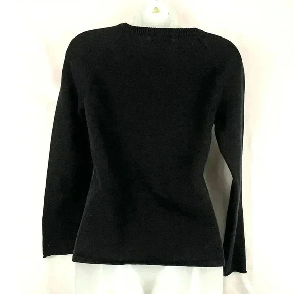 VTG Tommy Hilfiger Knitted Argyle Crewneck Sweater MEDIUM Side Button 90's Y2K - Picture 13 of 13